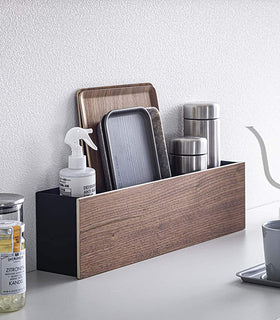 Desk Organizer - Two Sizes - Steel + Wood view 17