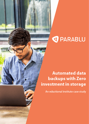 Case Story - Automated data backups with Zero investment in storage - Thumbnail