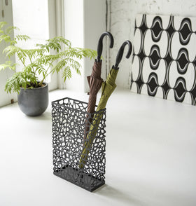 White Shoe Rack in bedroom entryway by Yamazaki Home. view 8